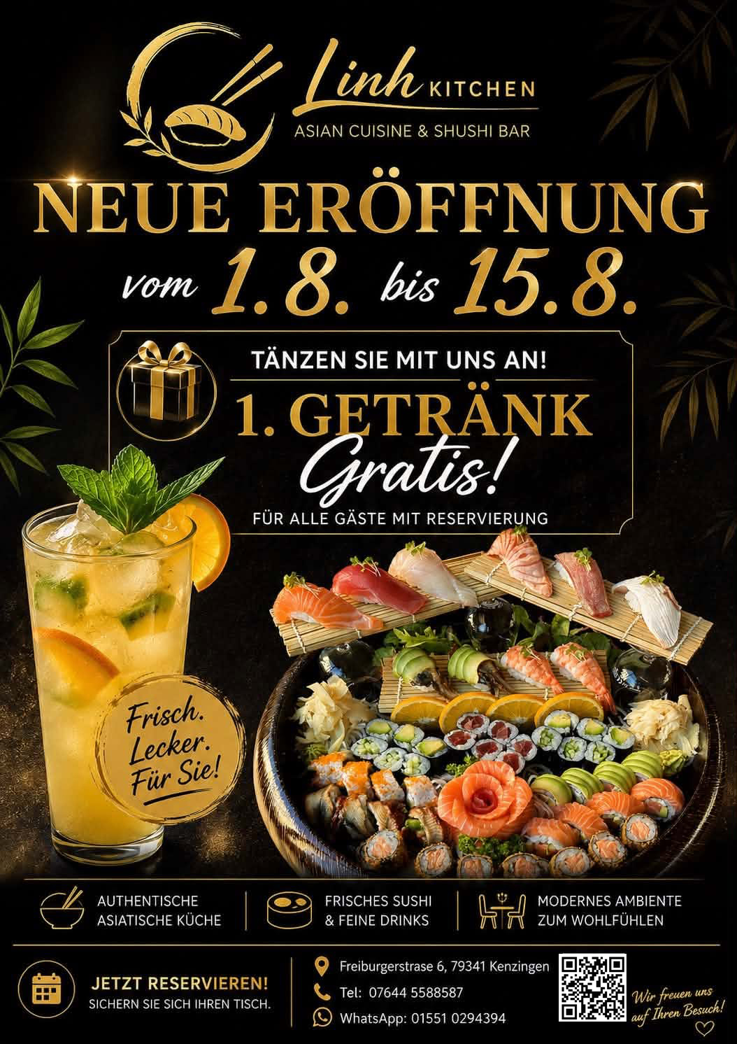 Aktuelles Angebot von Linh Kitchen, gültig bis zum 15. August 2026
